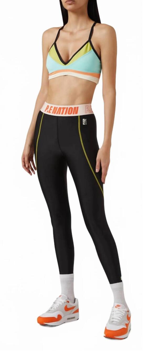 NEW P.E. NATION women's hudson leggimg in black
